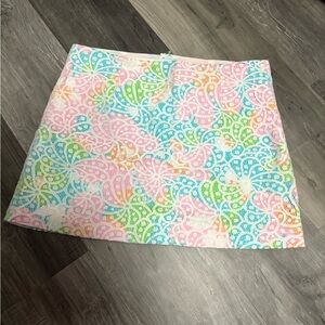 Lilly Pulitzer Pastel Floral Mini Skirt